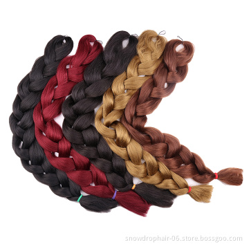 Ultra  82Inch High Quality Yaki Color Attachment Synthetic Extensions 41 Inch Jumbo Braid Hair
